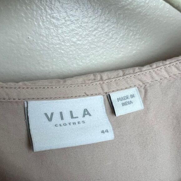 Vila Clothes Petite Collar Dress Sz. 44 (US 12) - Picture 4 of 7